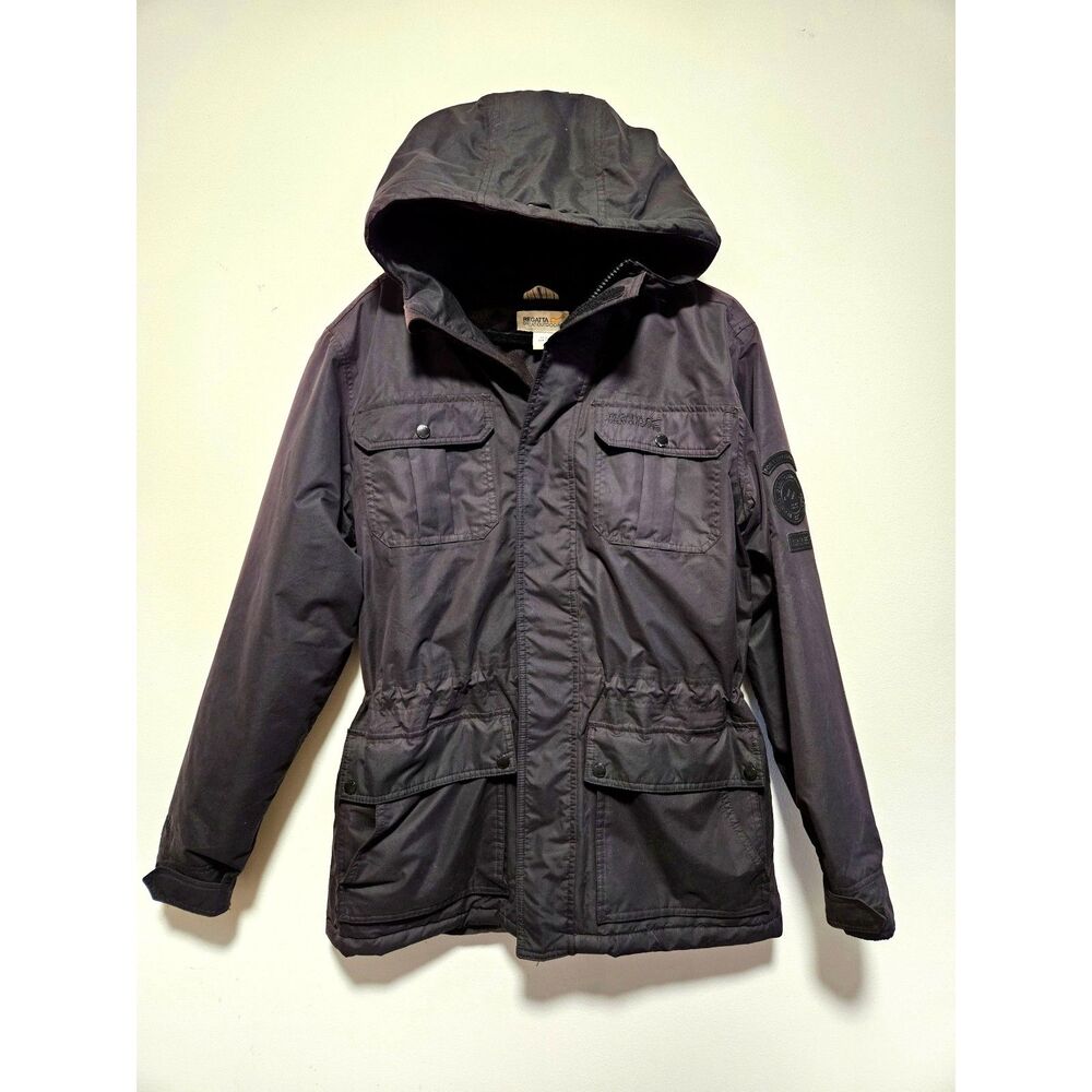 Regatta Insulated Waterproof Hooded Parka Men's M Charcoal Grey Gorpcore Utility